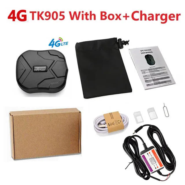 TKSTAR 4G LTE TK905 gps vehicle tracker 5000mAh 60 days Long Standby Magnet Gps locator  gps tracker