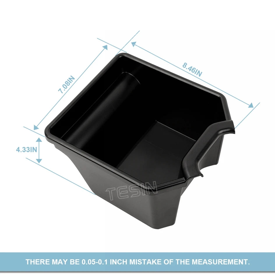 TESIN Car Rear Center Storage Box Organizer for Suzuki Jimny JB74 2/4 Door 2019 2020 2021 2022 2023 2024 Up Interior Accessories