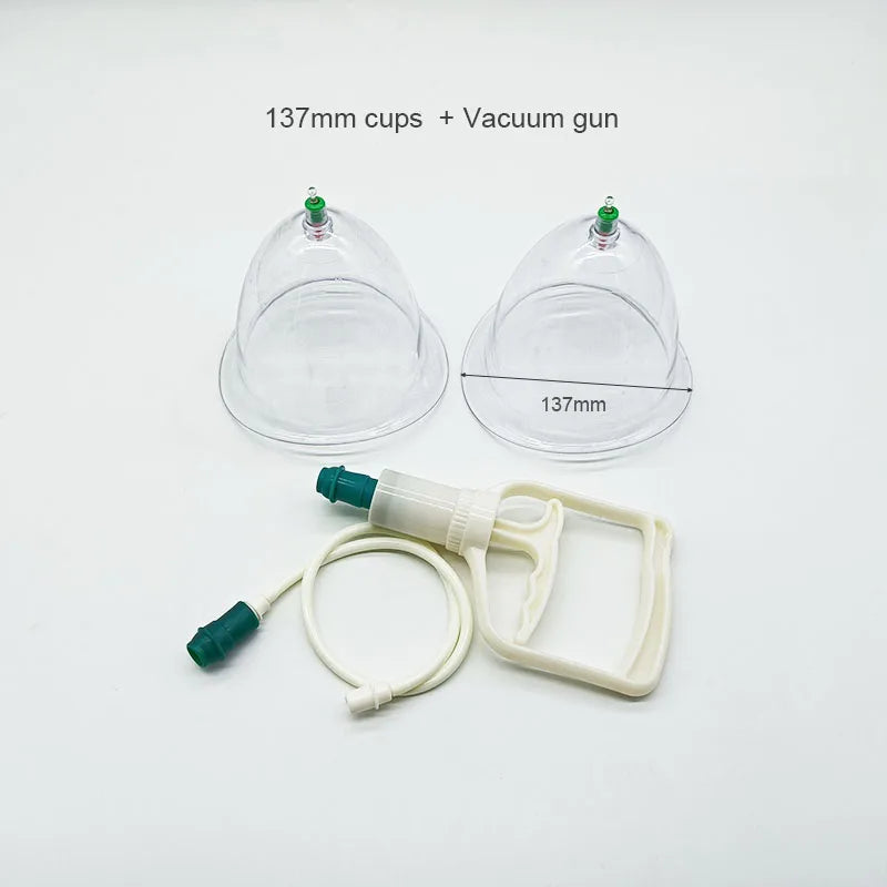 Big Size Vacuum Cupping Breast & Buttocks Enlargement Massager Suction Pump Machine Butt Lifting Device Back Massage Cans