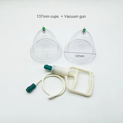 Big Size Vacuum Cupping Breast & Buttocks Enlargement Massager Suction Pump Machine Butt Lifting Device Back Massage Cans