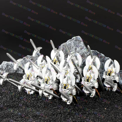 Medieval Knights Building Blocks Warrior Soldiers Crusaders Hospital Teutonic Knight Legion Figures Block Toys Accessories