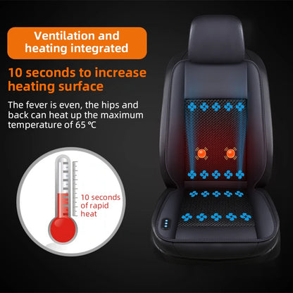 3 In1 Car Seat Cover With 10 Hidden Fan Cooling Heating Massage Or Only Ventilation Seat Cover Cushion Choice Interior Accessory