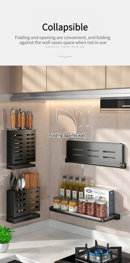Foldable kitchen Storage Rack Fridge Organizer Storage Tray Clear Food Storage Organizer Spice Rack kitchen Organizer