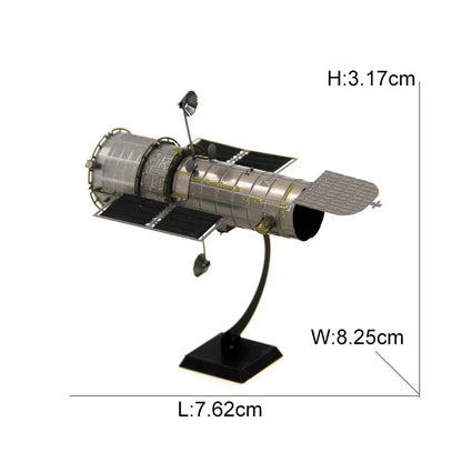 Space Exploration 3D Metal Puzzle Shuttle Hubble Space Telescope Mars Rover Model Toy for Kids Creative Jigsaw Puzzle Gift Toys