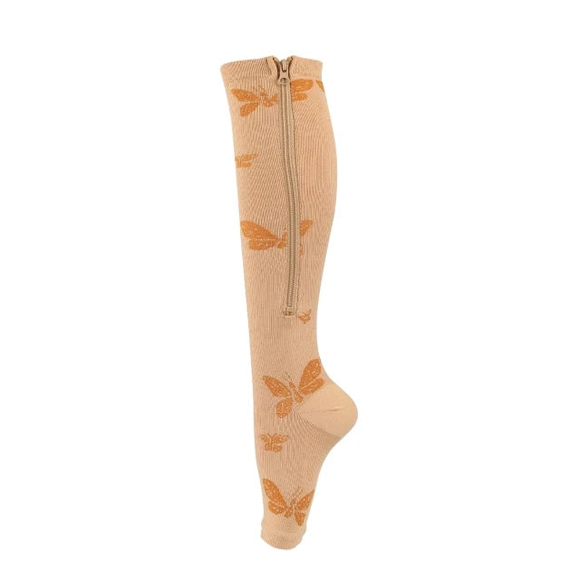 S-XXL Compression Socks Compression Socks for Varicose Vein Calf Riding Socks Stretch Open Toe Knee Socks