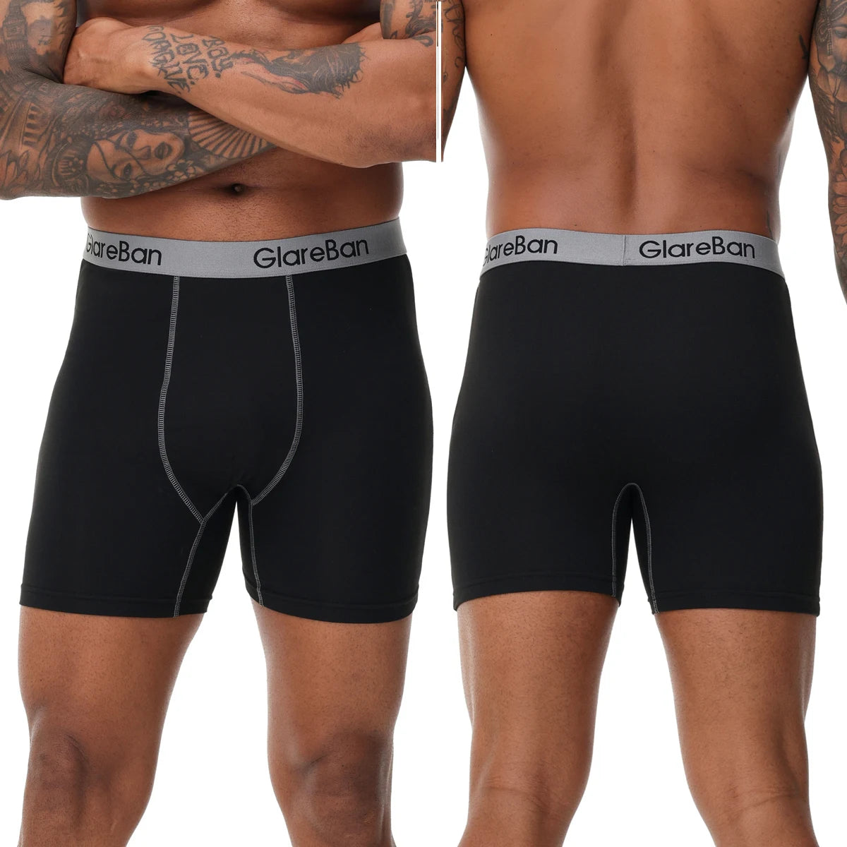 5pcs Set Mid-Long Boxer Shorts Halloween Underwear Male Underpants for Men Homme Boxershorts Slips Soft Panties Brand Sexy