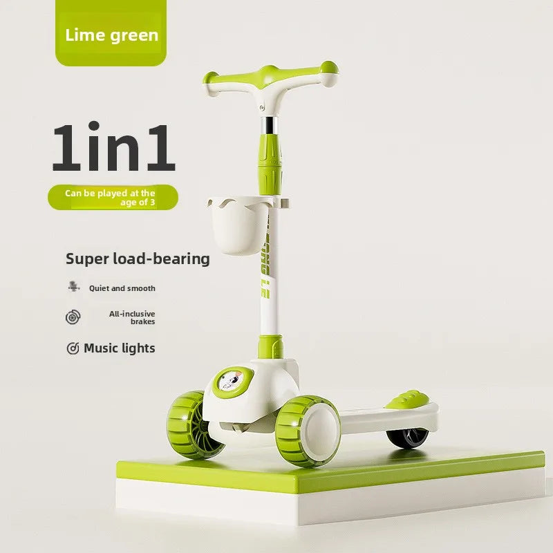 Scooter for children and scooter suitable for boys and girls, ideal for helping children develop their sense of balance