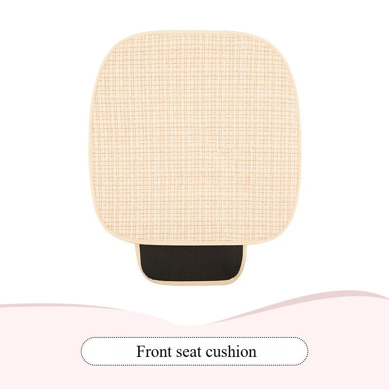 Bear Plush Seat Cushion Cover Universal Skin-Friendly Cute Soft Car Pillow Case Autumn Winter Decorative Seat Accessories