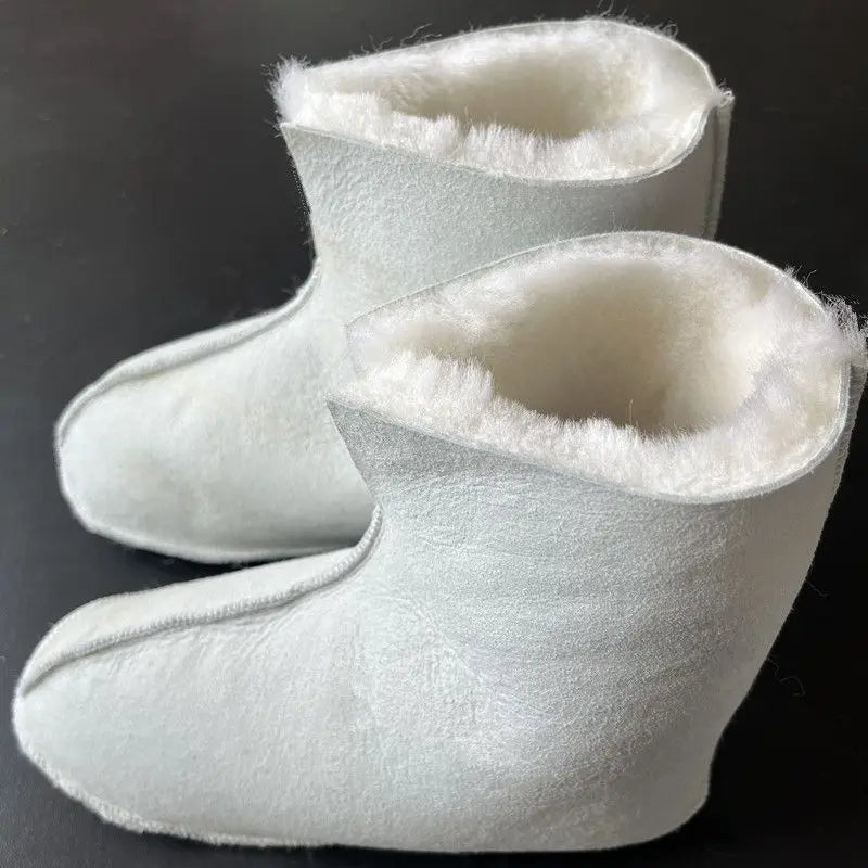Sheepskin Fur Socks Anti-cold Thickened Warm Socks for Men and Women Winter Fleece Socks Designer Real Wool New