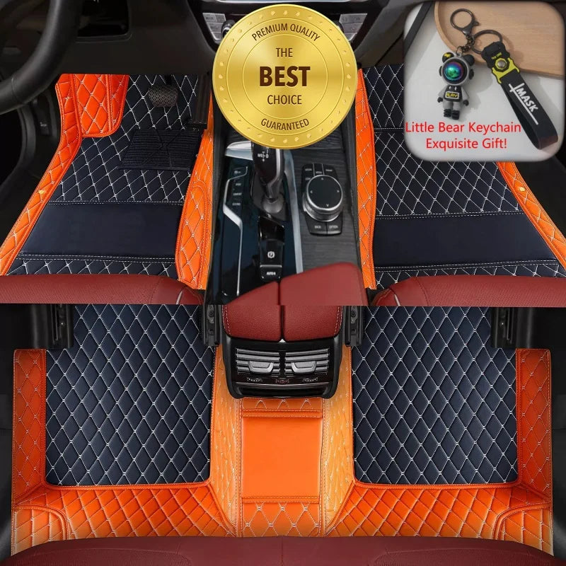 Customized Fit for Foton Tunland V7 Car Floor Mats Car Accessories Tailored Waterproof Auto Carpet Mats Left/Right-hand Drive