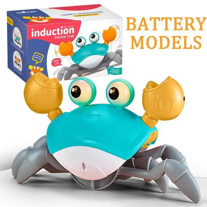 Crawling Crab Baby Toy Smart Obstacle Avoidance Crab Techno Avoid Obstacle Walking Toddler Gift