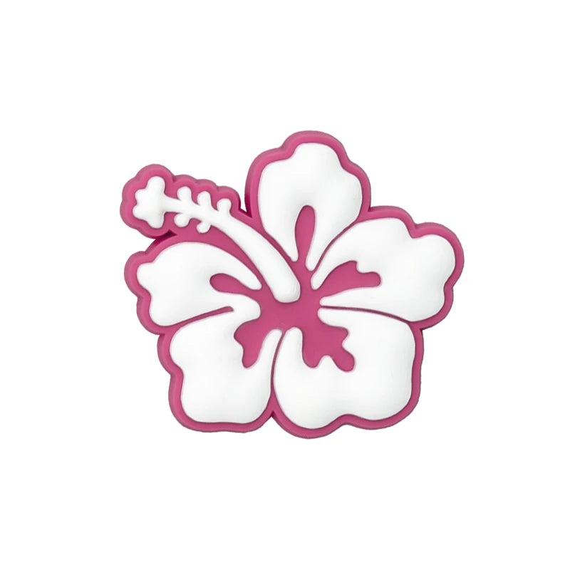 1/30/90PCS Pink Peach Donuts Milk Cow Shoe Charms Perfume Flower Heart Piano Shoe Accessories Decoration Fits All Clogs for Wome