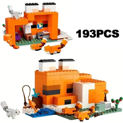 Creator Animal Parrot Frog fox Pig House Building Brick Brick Toy Birthday Gift