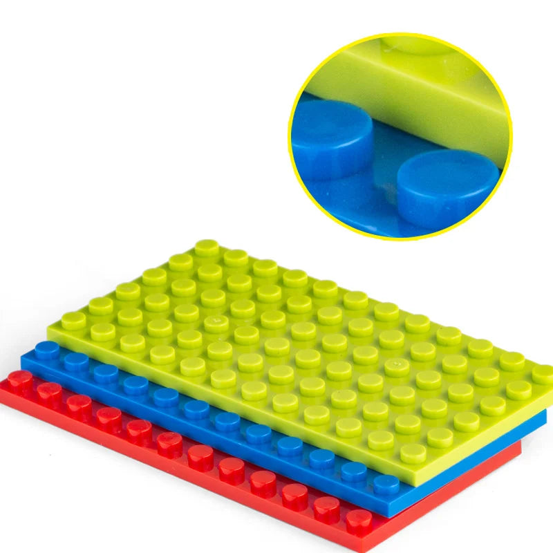 5Pcs Bulk Small Particle 3028 MOC Building Block 6x12 Floor Accessories Building Block Castle Toys