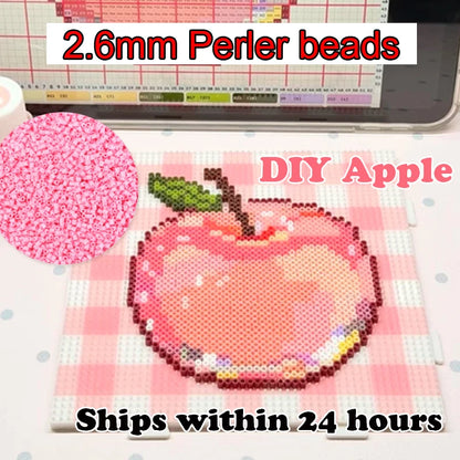 36000PCS  2.6MM Apple DIY hama beads For Kids Iron Fuse beads Puzzles Pixel Art Gift Children Toy