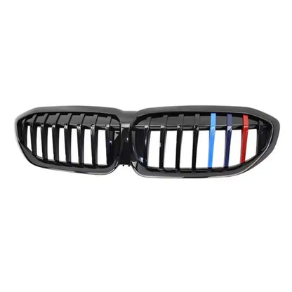 XVIP Front Bumper Kidney Grill Diamonds Style Grille For BMW 3-Series G20 G21 2019-2022 318i 320i 320d 330i 340i 340d M Sport