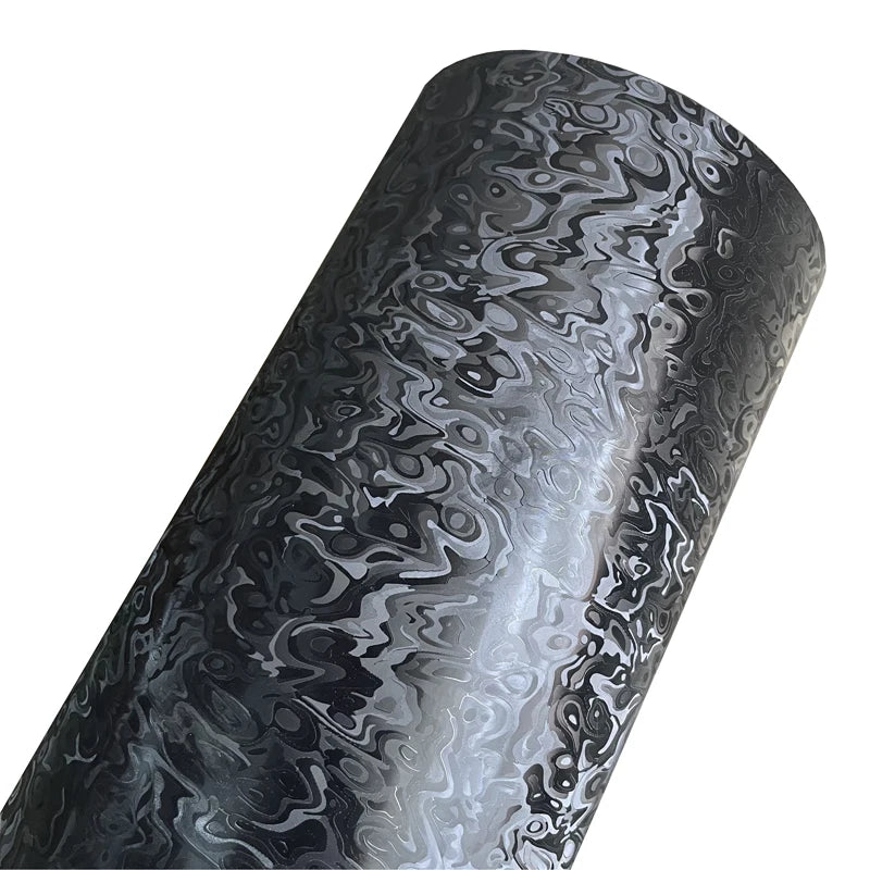 Premium PET Black Cosmic Ghost Textured Vinyl Wrap Film Self Adhesive Decal Car Wrapping
