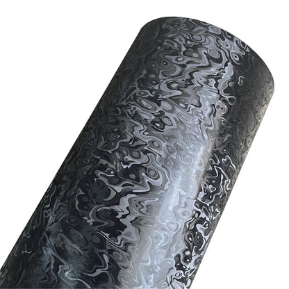 Premium PET Black Cosmic Ghost Textured Vinyl Wrap Film Self Adhesive Decal Car Wrapping