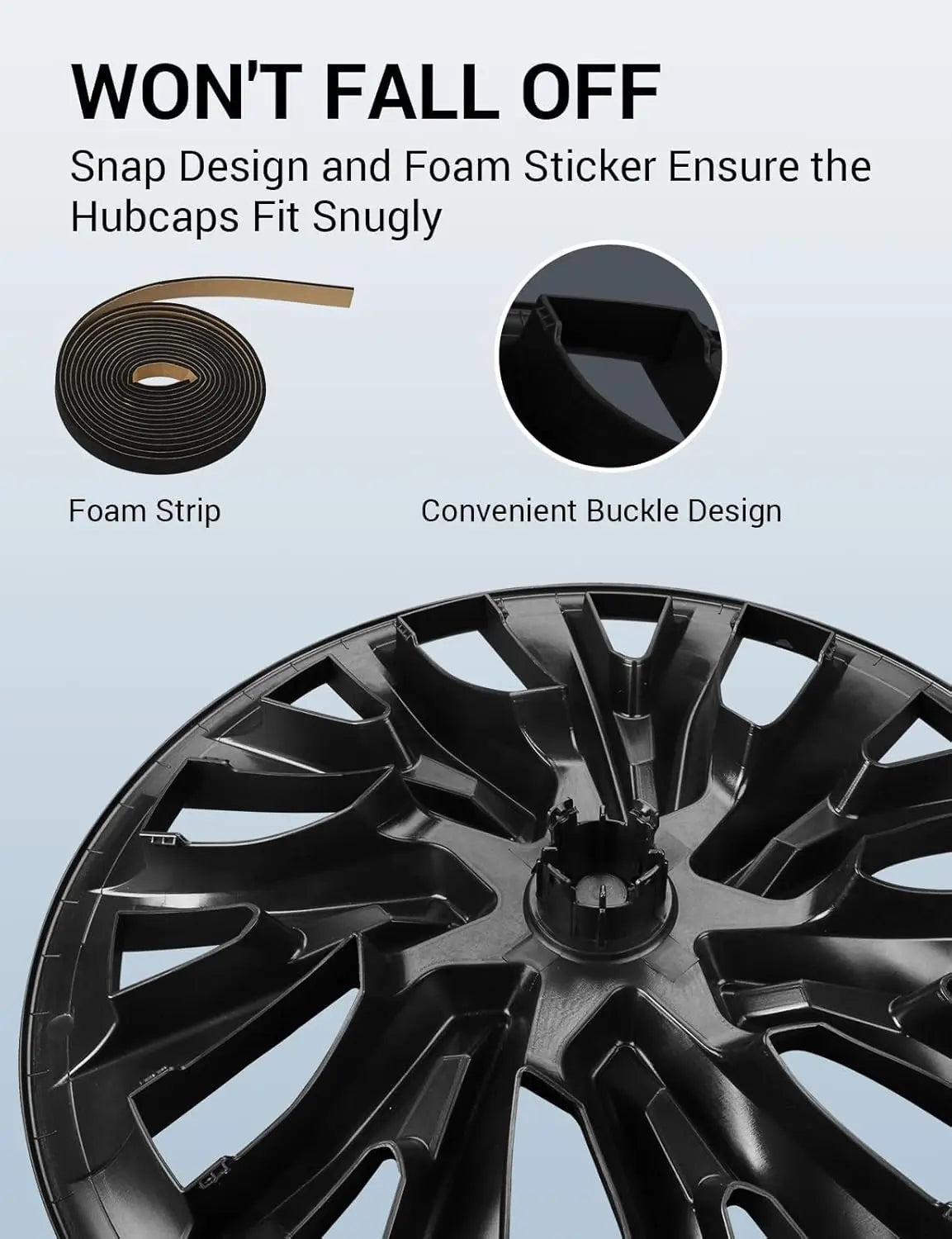 4PCS HubCap for Tesla Model 3 2023 2024 18 Inch Performance Replacement Wheel Cap Automobile Full Rim Cover Accessories