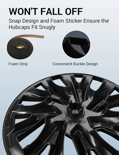 4PCS HubCap for Tesla Model 3 2023 2024 18 Inch Performance Replacement Wheel Cap Automobile Full Rim Cover Accessories