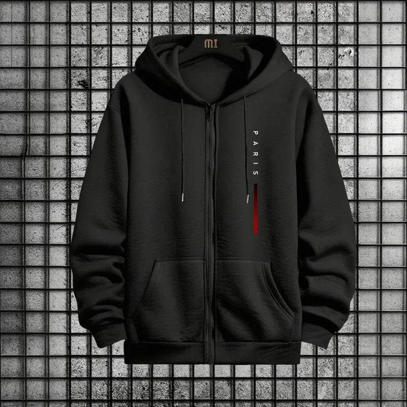 2025 new zipper sweaters chandelier pants street wear chandelier autumn and winter sports suits Paris fashion print men's casual