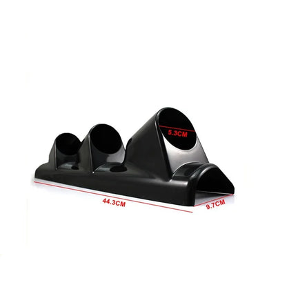 Universal 1 2 3 Hole Left/Right Hand  Auto Dual Holes A-Pillar Holes Gauge Holder Pod Modified Instrument for Black 52mm
