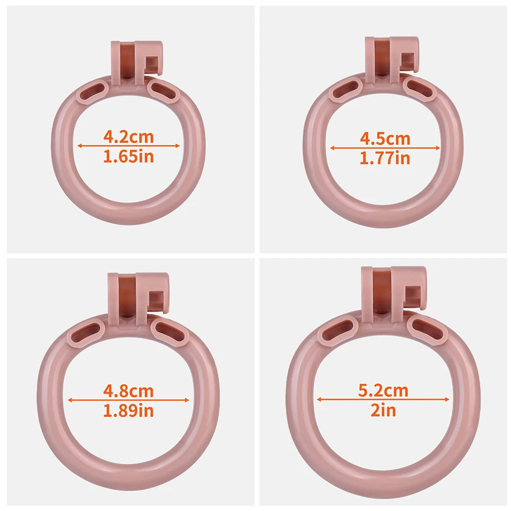 FRKO Lightweight Mens Chastity Strap Cage 4 Size Lockcock Rings Negative Chastity Insert BDSM Adult Games CBT Sex Toys 정조대 18+