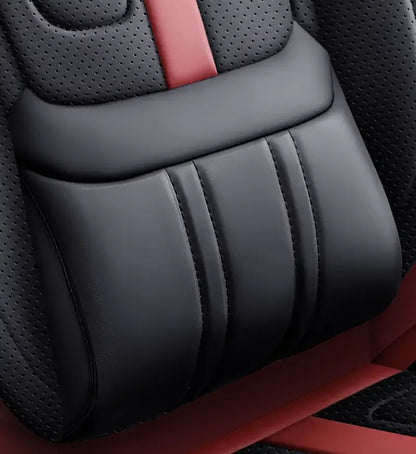 Universal 5-Seat Car Seat Cover 360° Full Coverage with Integrated Waist Support And Side Pockets for Most Vehicle Interior