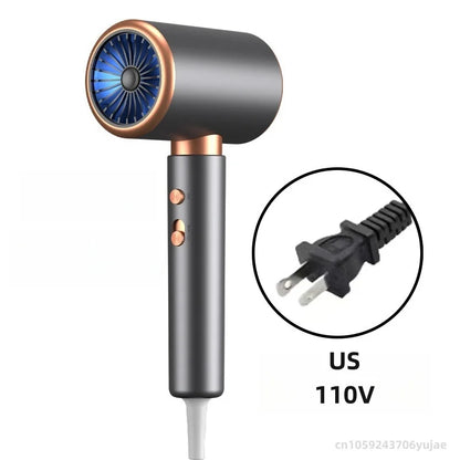 2400W High-Power 15 Second Fast Drying Negative Ion Constant Temperature Hot And Cold Air High-Speed Hair Dryer EU/US/UK Plug