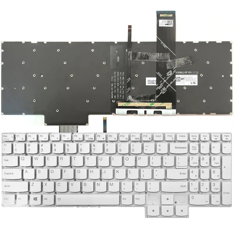US Layout Laptop Keyboard With Backlit For Lenovo Ideapad Gaming 3-15ARH05 3-15IMH05