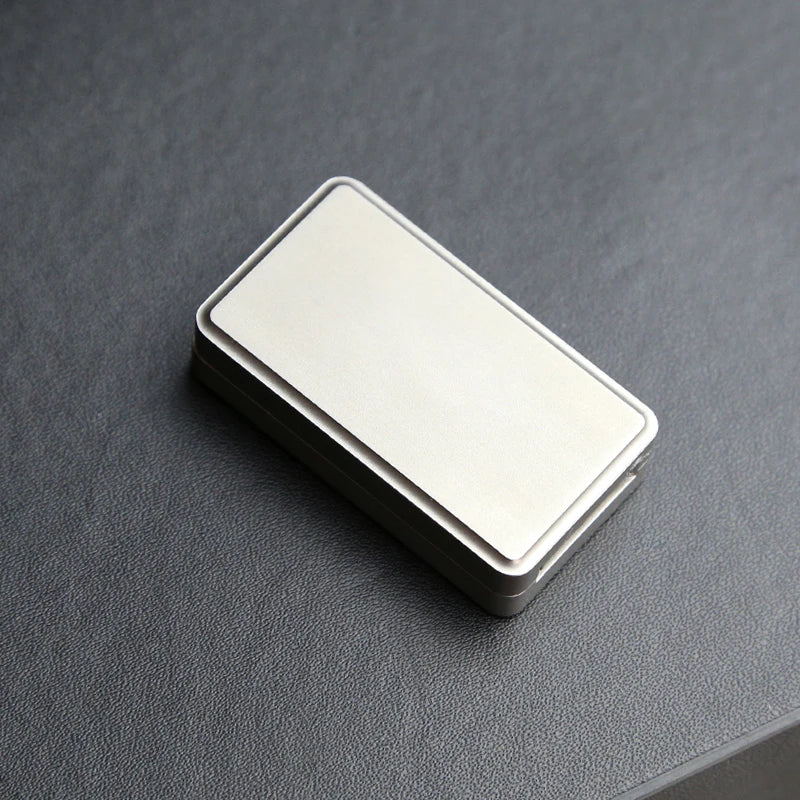 EDC Mechanical Fidget Stainless Steel Slider Mechanical Direct Push Fidget Slider ADHD Anti-anxiety Toys Adults Gifts