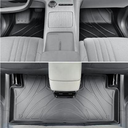 For Geely Galaxy EX5 E5 2024 2025 TPE Floor Mat Trunk All-Weather 3D Liner Accessories Black(Left Rudder&Right Rudder)