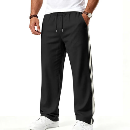 2026 Men Colorful Webbing Straight Sweatpants, Drawstring Loose Joggers For Gym Sports Wholesale EU US