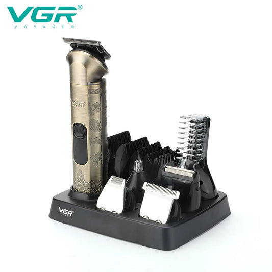 VGR6 all-in-one hair cutting machine, armpit hair, nose hair treatment, full body shaving machine, electric push shear V-109