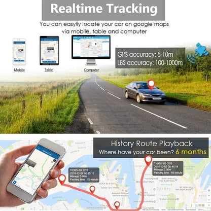 GPS Tracker LK209C 10000mah 20000mAh Real-Time Tracking Vehicle Locator Strong Magnet 240 Days Long Standby Free App gps tracker