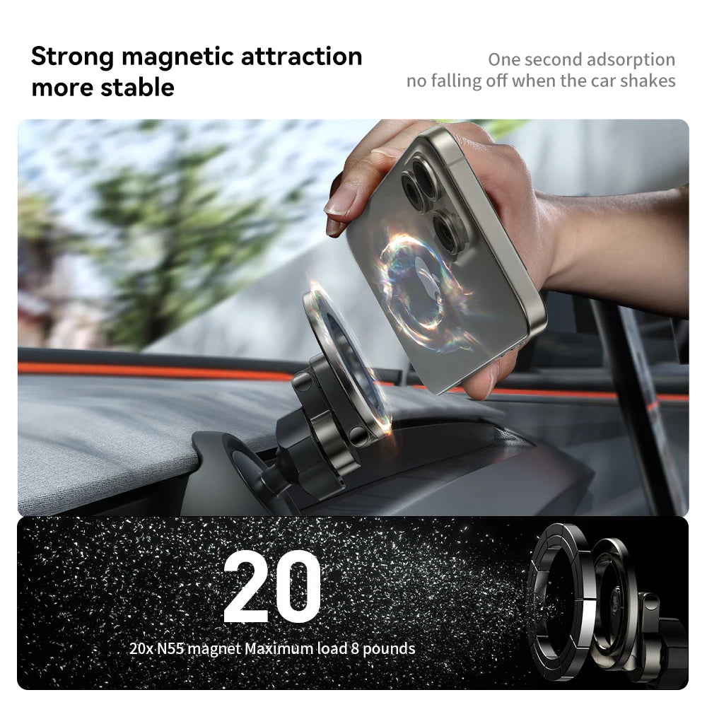 YZ For Tesla Highland Model 3/Y/YL Juniper Strong Magnetic Phone Holder for iPhone 17 16 Pro Max Samsung phones Air Outlet Base