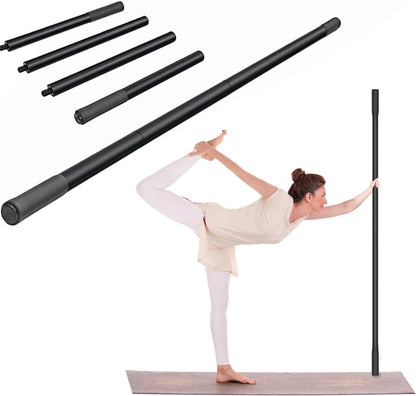 Yoga Stick Adjustable Mobility Stick for Exercise Stretching Balance Versatile Exercise Stick for Fitness