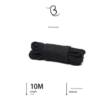10m Shibari Bondage Rope,Soft Jute for Japanese Rope Art,Skin-Friendly for Beginners,Natural Color Skin-Safe Jute Couples Play
