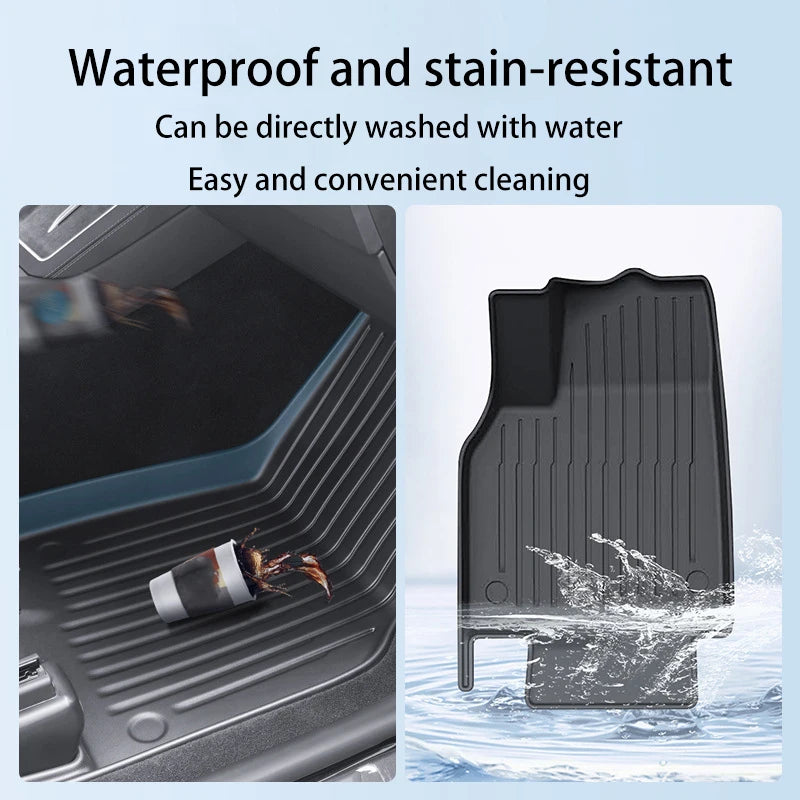 For New Tesla Model YL Launch 2026+ TPE Floor Mat & Cargo Liner All Weather Trunk Mats Floor Liner Seat Backrest Mats Floor Mat