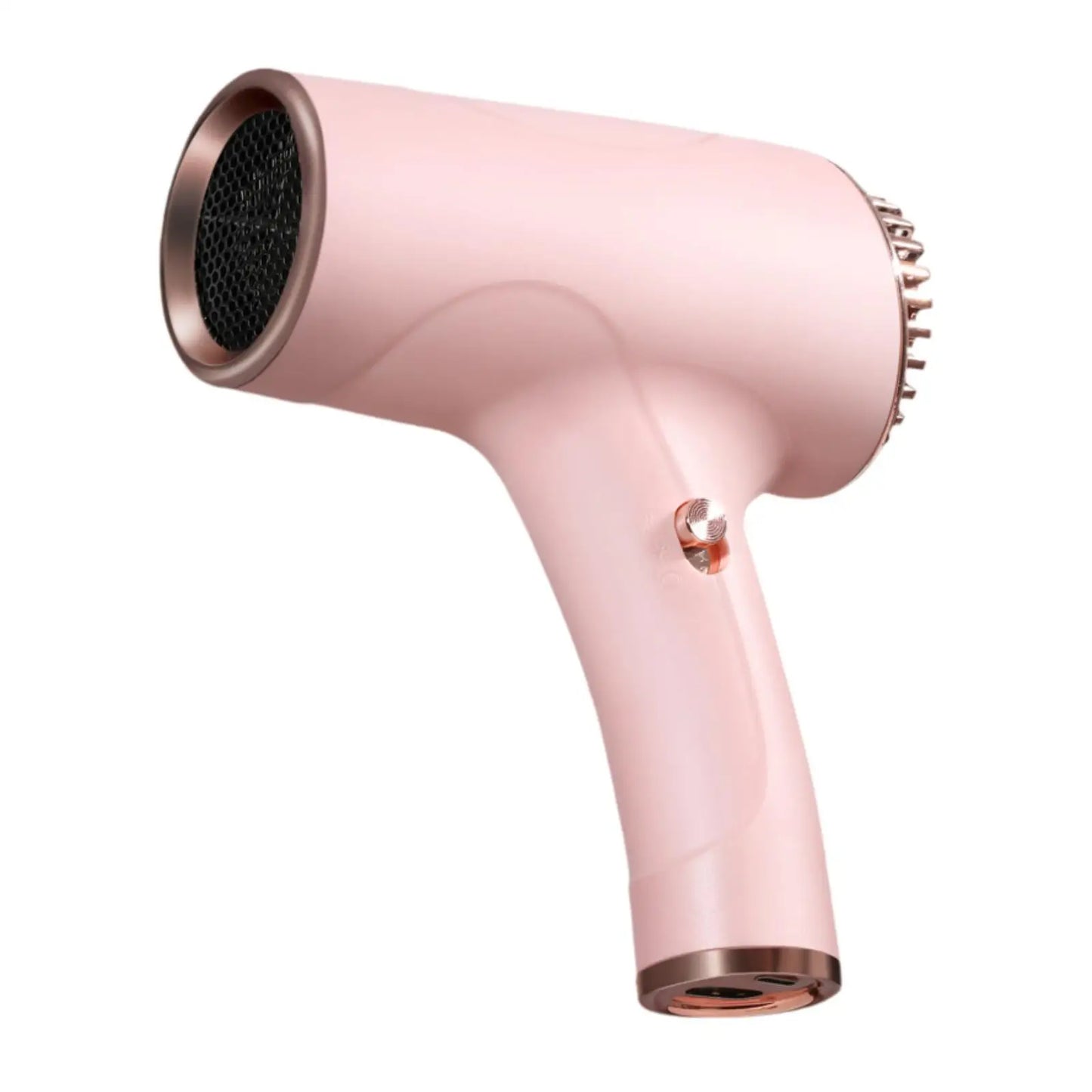 Rechargeable Cordless Hair Dryer Two Speeds Portable Powerful Blow Dryer for Home Dormitory Travel Use