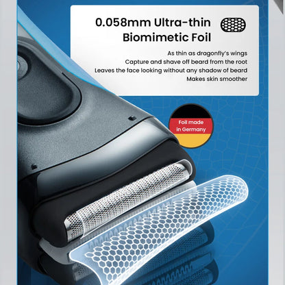Braun 3010S Shaver Floating Foil Cutter Reciprocating Electric Shaver for Man 110V-220V