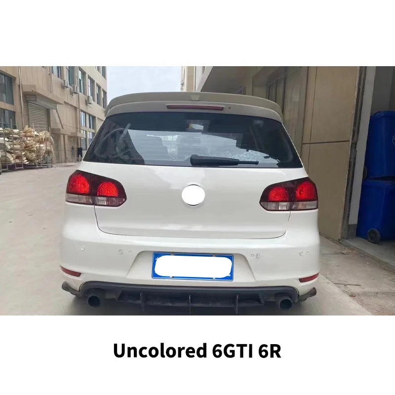 For Volkswagen 2010-2013 Golf 6 GTI MK6 GTI R20 Hatchback Car Rear Roof Spoiler Wing Rear Trunk Lip Spoiler Accessories Body Kit