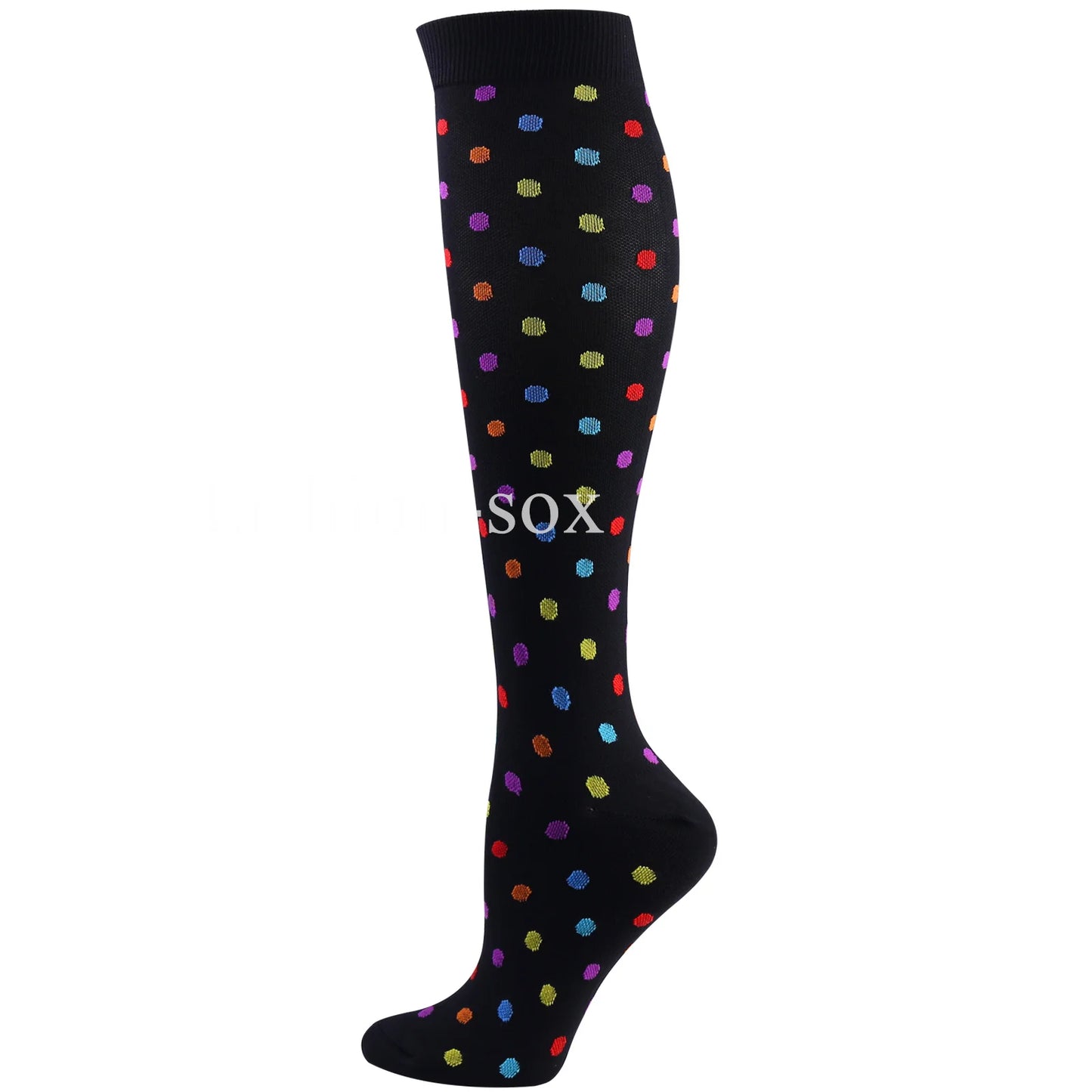1Pair New Compression Stockings 20-30Mmhg Knee High Sports socks Fit Medical Varicose Veins Pregnant  Edema Diabetes Circulation