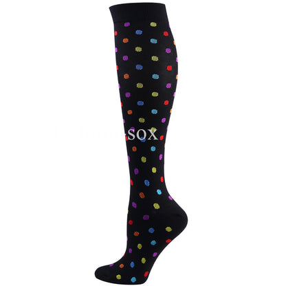1Pair New Compression Stockings 20-30Mmhg Knee High Sports socks Fit Medical Varicose Veins Pregnant  Edema Diabetes Circulation