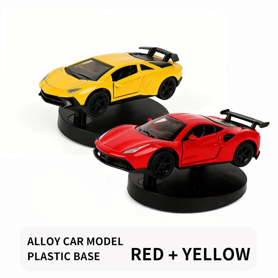 Car Individuality Center Console Decoration Sports Car Drift Rotating Car Decor Auto DashboardTurning Racing Model Decoration