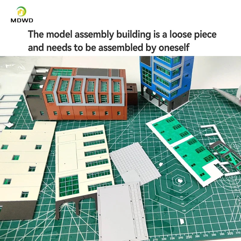 Outland Models 144 N Scale Train Railway Skyscraper Building Shopping Center Toy Educational Playful Learning