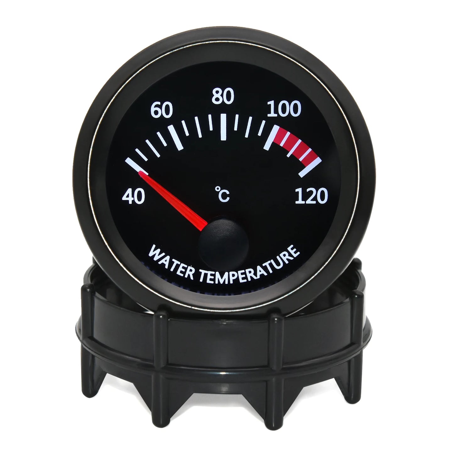 52MM Water Temperature / Oil Temp 12V Car Gauge + 26MM-40MM Adapter With Temp Sensor Collocation Car Accessories For All Vehicle