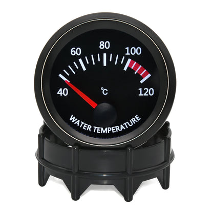 52MM Water Temperature / Oil Temp 12V Car Gauge + 26MM-40MM Adapter With Temp Sensor Collocation Car Accessories For All Vehicle