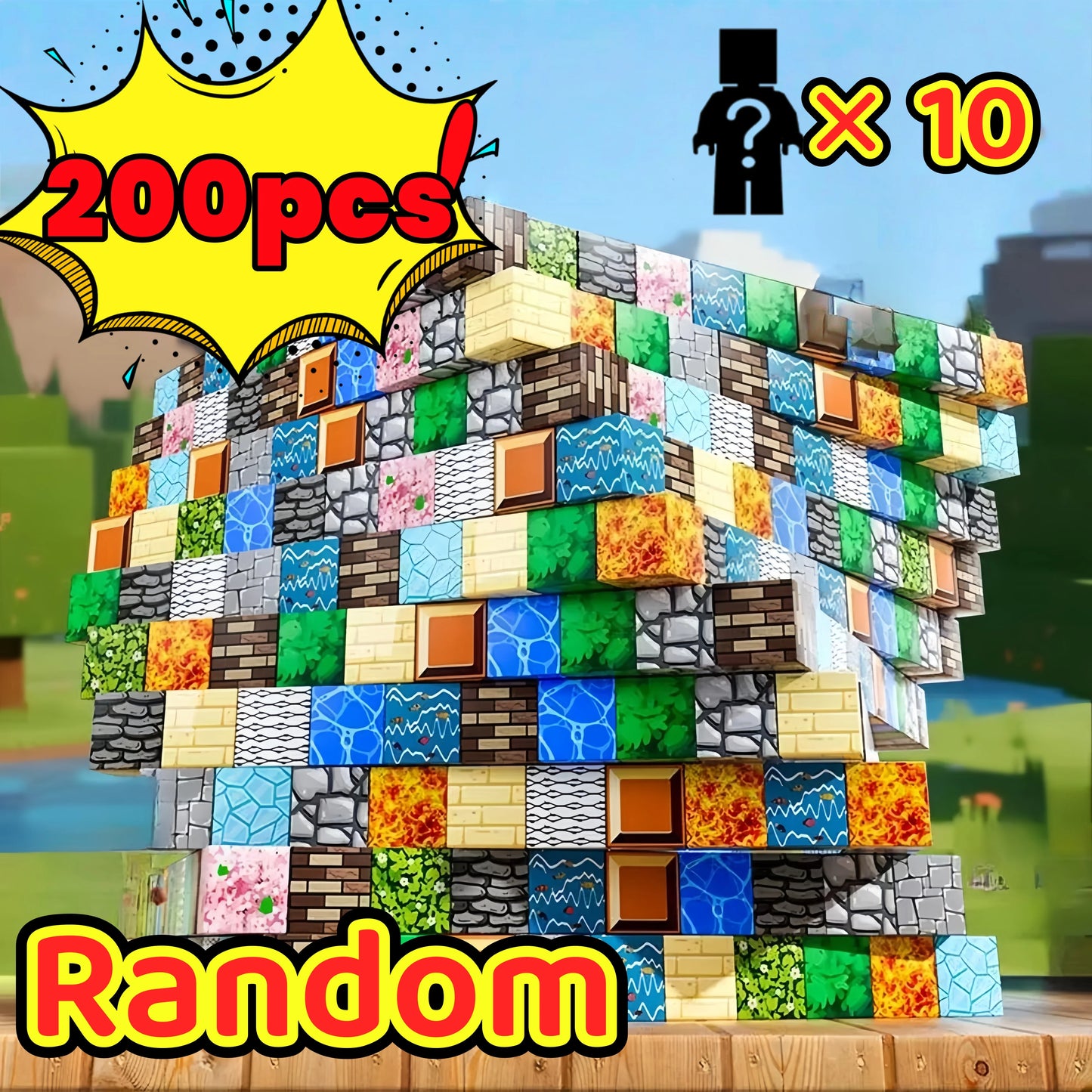 Magnetic Building Blocks Model DIY Assembly Toy Building Blocks STEM Educational Sensory Toys Mine World Magnet Cube Gifts