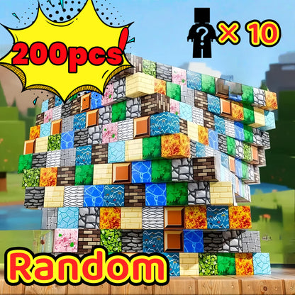 Magnetic Building Blocks Model DIY Assembly Toy Building Blocks STEM Educational Sensory Toys Mine World Magnet Cube Gifts